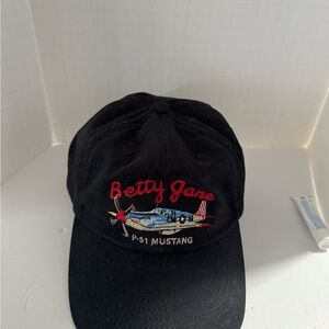 Black Betty Jane P-51 Mustang Cap